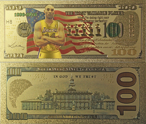 Сувенирная банкнота - Баскетболист NBA №3
