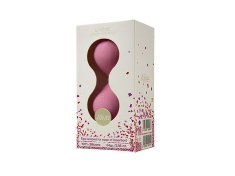 Розовые вагинальные шарики U-tone - Adrien Lastic 40571
