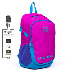 Çanta \ Сумка \ Bag CORAL HIGH SPORT SIRT ÇANTA(USB+AUX SOKETLİ) 23240