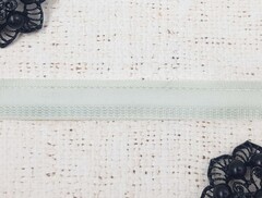 Тесьма брючная, ш. 1,5-1,6 см., пр-во Россия, светло-серая оливка