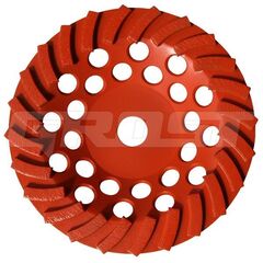 Чашка турбо  D180/22,23/12 (30x6x8) GrOST для мозаично-шлифовальной машины