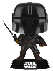 Фигурка Funko POP! Bobble Star Wars Mandalorian Mandalorian with Darksaber/MT (светится в темноте) (Exc)