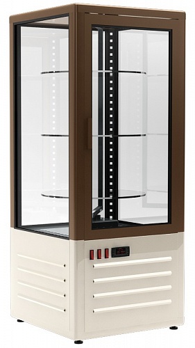 Шкаф кондитерский POLUS D4 VM 120-2 (R120Свр) (1015-0102 (бежево-коричневый)) стандартные цвета))