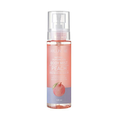 Welcos Around Me Peach Спрей для тела с экстрактом персика Around me Natural Perfume Vita Body Mist Peach