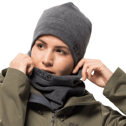 Картинка шапка Jack Wolfskin real stuff cap grey heather - 3