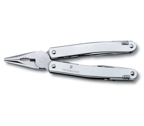 Мультитул Victorinox SwissTool Spirit X Plus, 105 mm, 35 функций, кожаный чехол (3.0235.L)