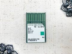 Игла промышленная, оверлок ткань 90/14 В27, 10 игл