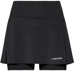 Теннисная юбка Head Club Basic Skort Long W - black