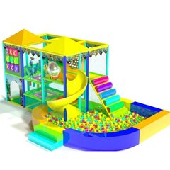 Детский игровой лабиринт "Весельчак" 8.3м² (3.5*2.35*2.5м с декором 3м)