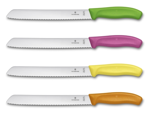 Нож Victorinox для хлеба, жёлтый (6.8636.21L8B)