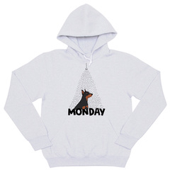 Толстовка "Цвергпинчер в понедельник"