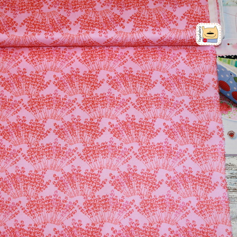 Ткань для пэчворка 20159 (лаванда на розовом)