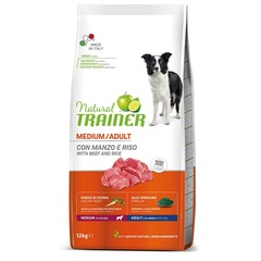 Natural Trainer Dog Medium Adult - Beef and Rice