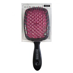 BEAUTY RELIGION Расческа для волос мульти ЧЁРНЫЙ/ЯГОДНЫЙ Multi Brush Berry/black, 1 шт