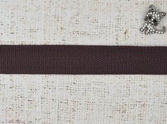 Лента ременная стропа, 16,5 гр/м, ш. 3 см, коричневый