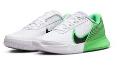 Женские теннисные кроссовки Nike Zoom Vapor Pro 2 - white/black/poison green