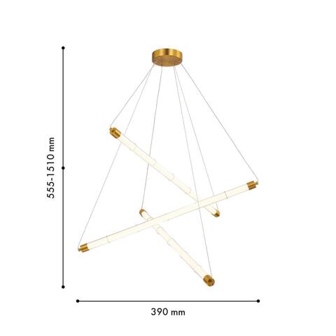 Подвесной светодиодный светильник Favourite Banche 4558-3P