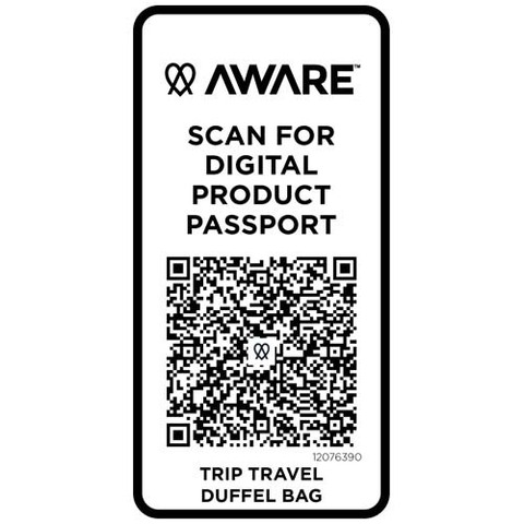 Trip Aware™ дорожная спортивная сумка из переработанного материала объемом 42 л