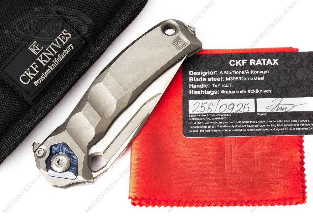 Нож Marfione CKF collab Ratax Integral