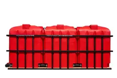 Кассета 3*6000 для транспортировки ЖКУ с трапом Пластерра KV (18000 л.)(4900x2170x2270см;красный) - арт.561559