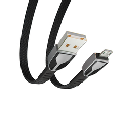 Кабель для зарядки BY Графика Micro USB, 1м, QC3.0, черный