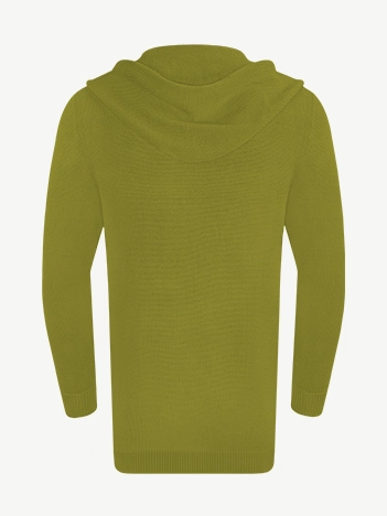 Кардиган с капюшоном из экохлопка