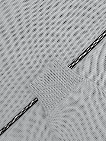 Толстовка на замке из мягкой шерсти