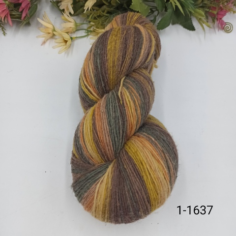 Дундага 6/1 шерсть секционного окрашивания 01-1637 420м/100гр