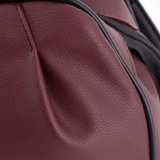 Сумка Саломея 479 гладкий бордо + черный