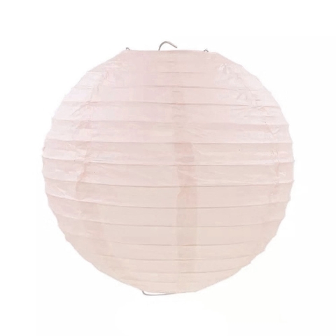 Подвесной фонарик, стандарт, 30 см, светло-розовый, 1 шт.