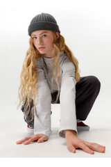 лонгслив  КБ 302925/светло-серый 4201