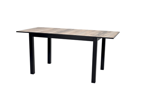 Стол Мир стульев Саен 30, Черный муар /клен каньон/ кромка черная