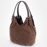 Сумка Саломея 101 эко-замша шоколад