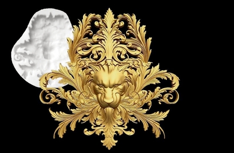 Силиконовый молд № 2126 Накладка