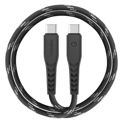 Кабель Energea NyloFlex, USB-C to USB-C 5A 1.5M, Черный | Black