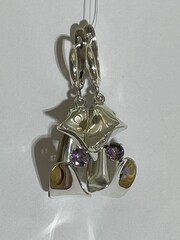 Сенга (серьги из серебра)