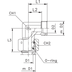 Соединение PN90 DL12 М18х1.5 DS12 M20x1.5 CAST