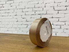 Лента Атласная (2,5см*22,85м) Жемчужно-бежевый