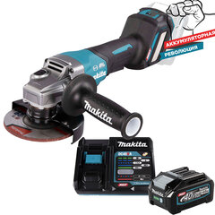 Аккумуляторная угловая шлифовальная машина с диском 125 мм XGT Makita GA029GZM101
