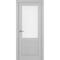 Купить Межкомнатная дверь экошпон Турин 502.21 дуб серый остеклённая