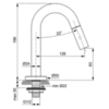 Кран вертикальный вентильный Ideal Standard IdealStream F2842AA