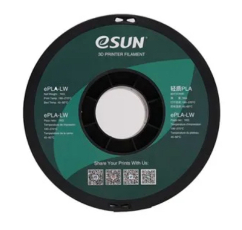 Катушка пластика ePLA-LW ESUN 1.75 мм 1кг., Натуральная