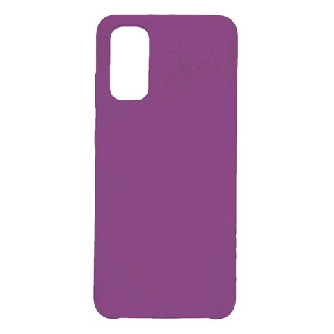 Силиконовый чехол Silicone Cover для Samsung Galaxy Note 20 (Фиолетовый)