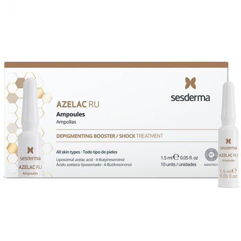 Sesderma AZELAC RU: Средство в ампулах депигментирующее для лица (Ampoules)