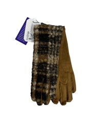 Перчатки. Женские. Верх: Текстильные. Подклад: Плюш-флис. Сенсорные. В упаковке 12 шт, разные цвета.