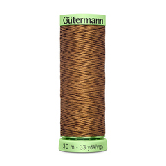 Нить Top Stitch 30/30 м для декоративной отстрочки, Gutermann, 124 золотисто-коричневый
