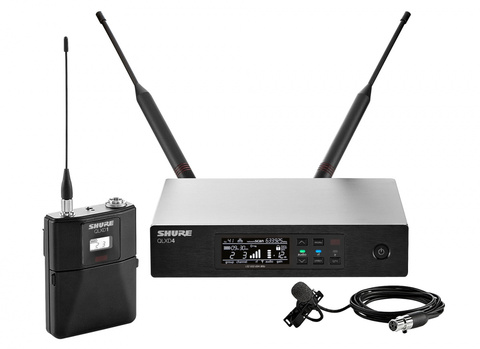 SHURE QLXD14E/150/O G51 радиосистема с поясным передатчиком и петличным микрофоном MX150C (круговой)