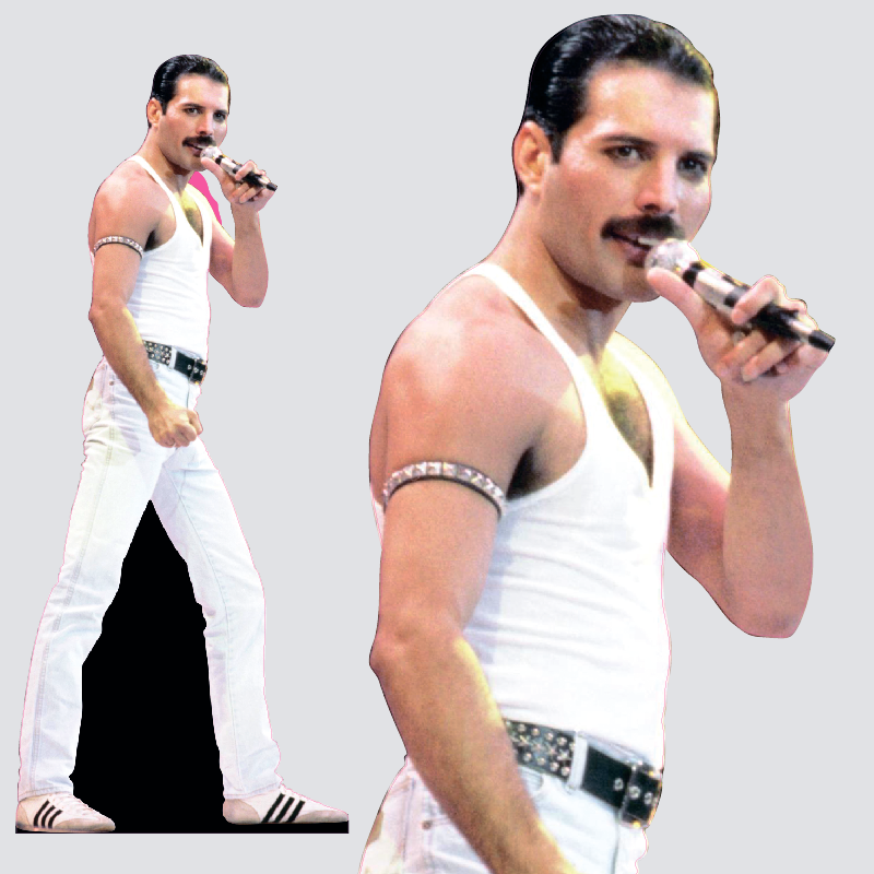 Ростовая фигура Фредди Меркьюри (Freddie Mercury) вид 4 (770х1800 мм ...