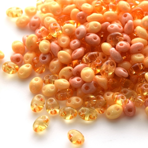 Бисер Twin Микс №29 оранжевый