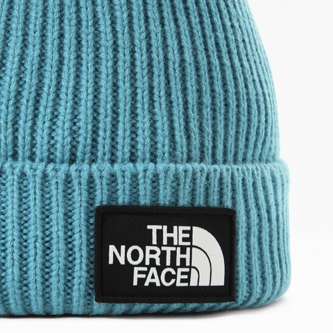Картинка шапка The North Face Logo Box Cuff Beanie sht Storm Blu - 5